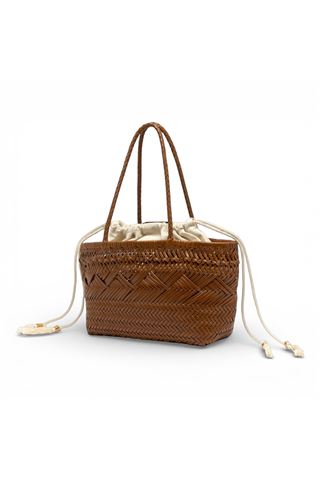 Borsa Gianni Chiarini Intrecciata colore cuoio. GIANNI CHIARINI | 11371-CUOIO